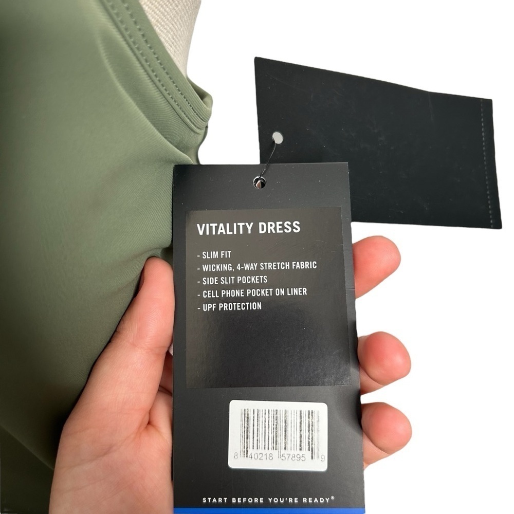 FourLaps Vitality Tennis Slim Fit Activewear Dress in Thyme Green Size Small - Picture 8 of 11